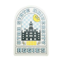 Old Main Retro Sticker - 4in.